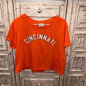 Cincinnati bengals crop top